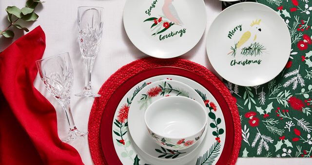 kmart christmas plates