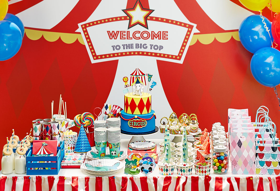kids party  theme circus carnival Kmart 