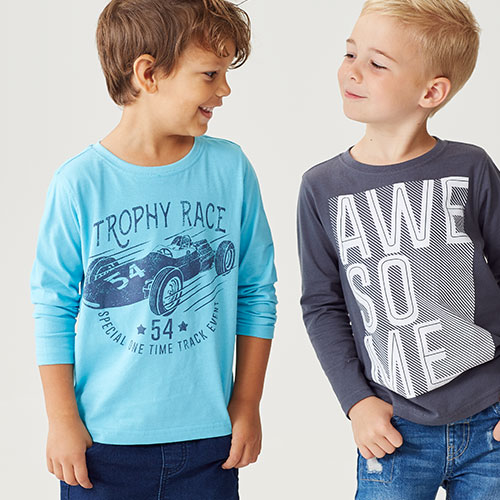 fun-print-tees-for-kids-5-or-less - Kmart