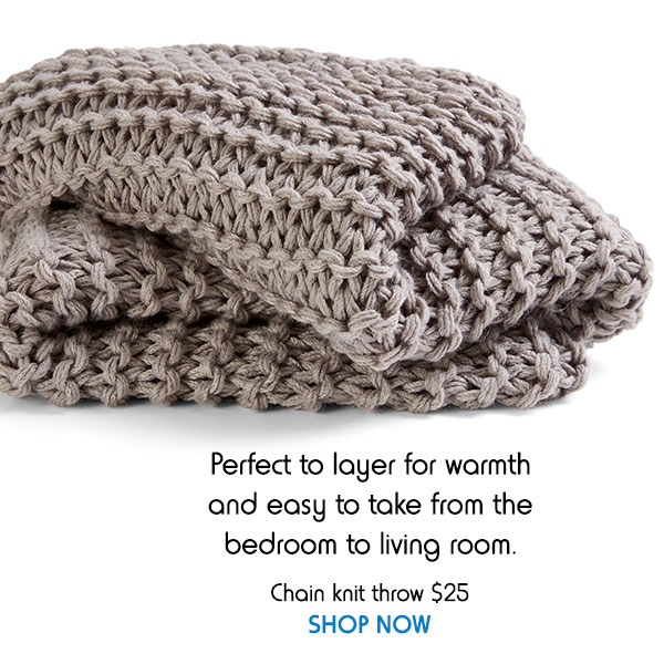 chunky knit throw kmart
