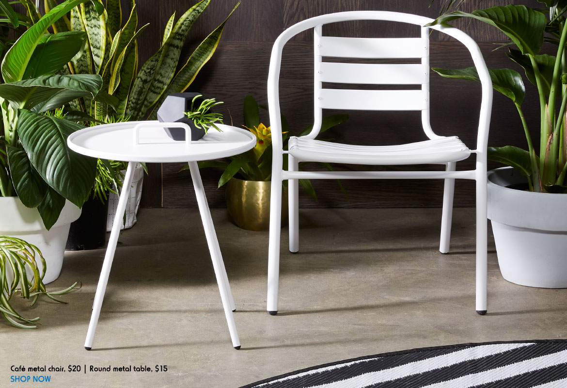 Update Your Outdoor Space With Monochrome Kmart