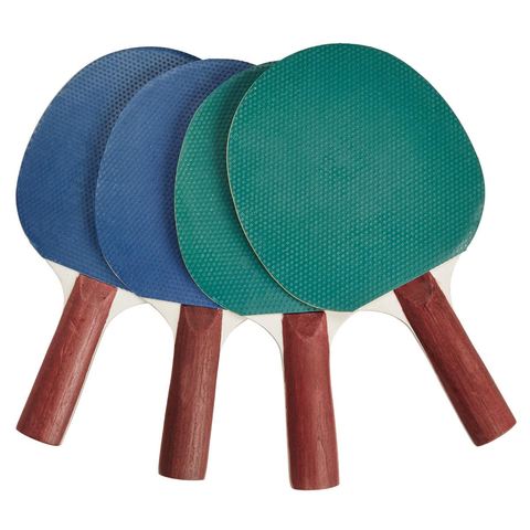 4 Pack Table Tennis Bats Assorted