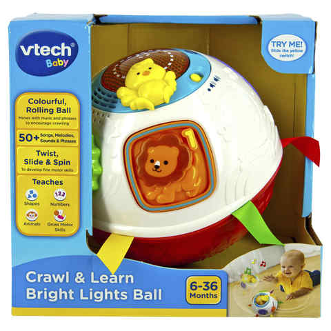 vtech crawl & learn bright lights ball