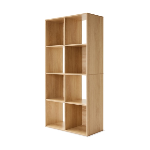 8 Cube Unit Oak Look Kmart