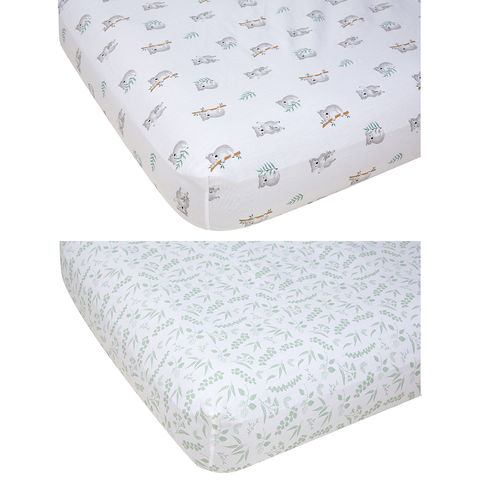 fitted cot sheet kmart