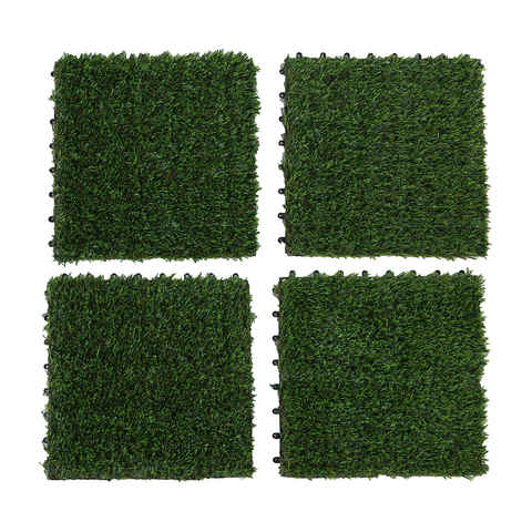 4 Pack Grass Tiles Kmart, Artificial Grass Tiles