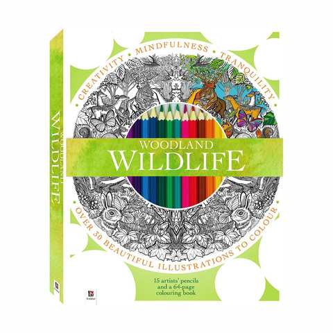 Download Woodland Wildlife Colouring Book Kmart