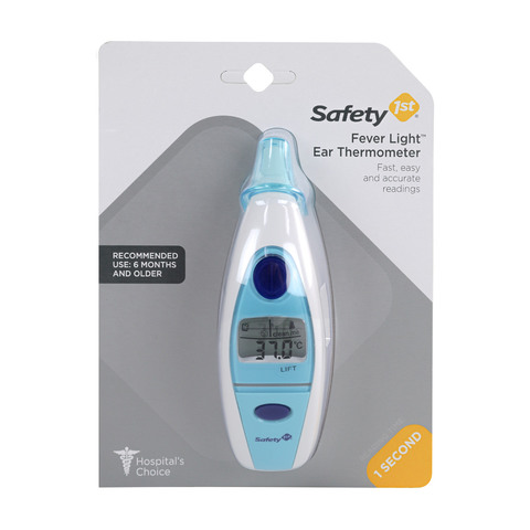 Safety First Ear Thermometer Fever Chart