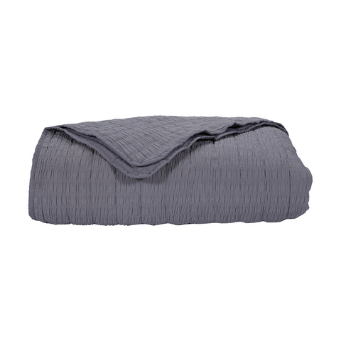 Dakota Coverlet - Queen/King Bed, Grey 