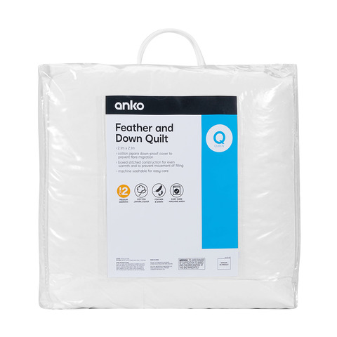 feather and down quilt