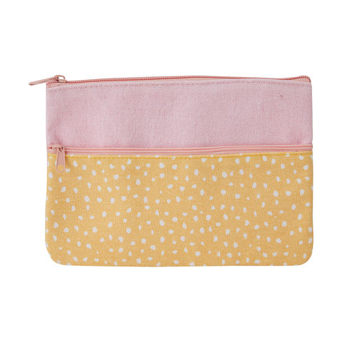 Pencil Case Twin Zip Fleck Kmart