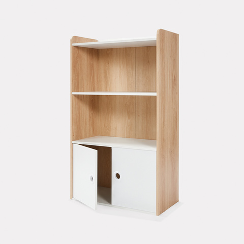 Oak Look White Shelf With Cupboard Kmart, Kmart Box Shelves