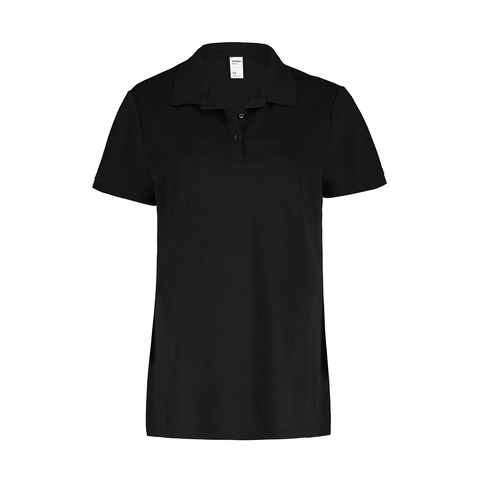 womens black polo shirt kmart