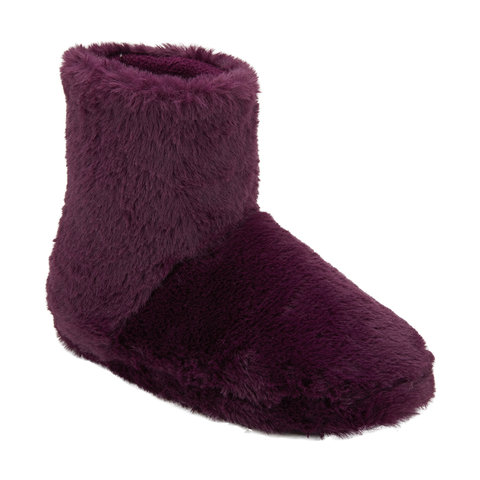 furry slipper boots