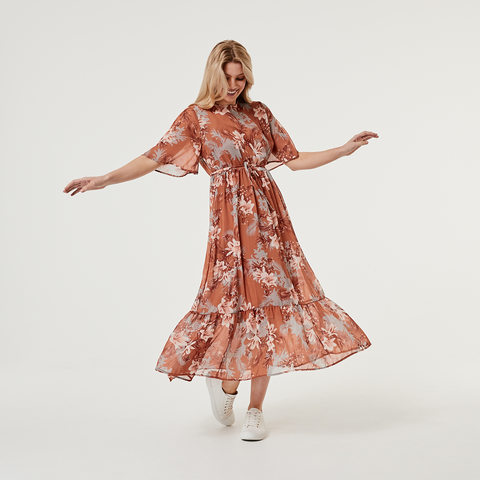 short tiered dress
