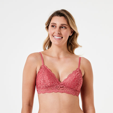 wirefree lace bra