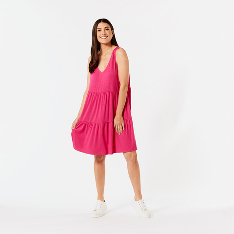 kmart pink linen dress