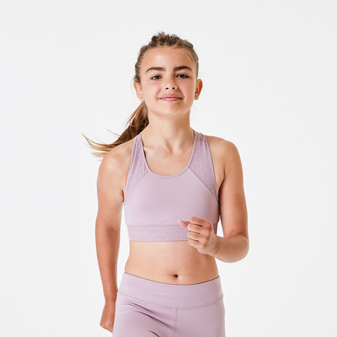 Active Kids Mesh Panel Crop Top Kmart