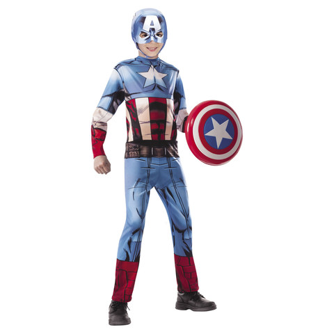 Avengers Captain America Costume Ages 3 5 Kmart - captain america suit roblox