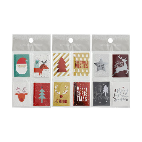 shoptagr 24 foldable gift tags assorted by kmart