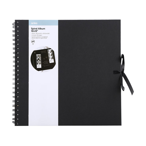 Spiral Album Black Kmart