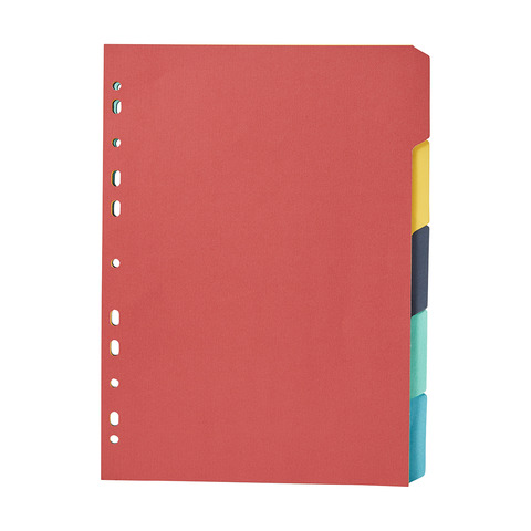 5 Tab Cardboard Dividers Kmart