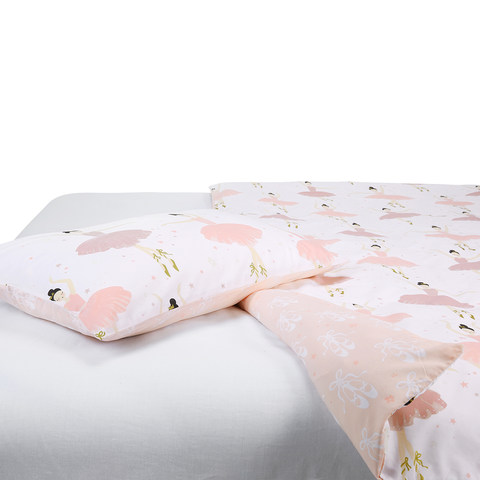 Ballerina Reversible Quilt Cover Set Single Bed Kmart