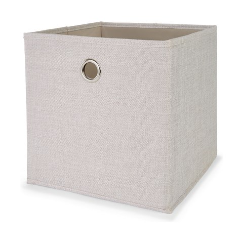 Collapsible Storage Cube - Beige | Kmart