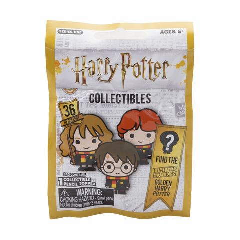 HARRY POTTER OOSHIES COLLECTIBLES PENCIL TOPPERS HARRY POTTER WITH WAND