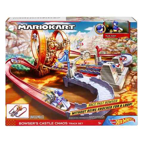 hot wheels mario kart track set