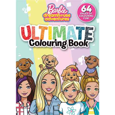 Download Barbie Dreamhouse Adventures Ultimate Colouring Book Kmart