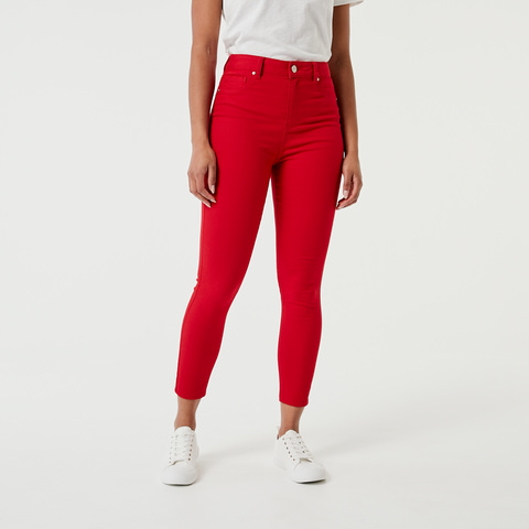 red jeans