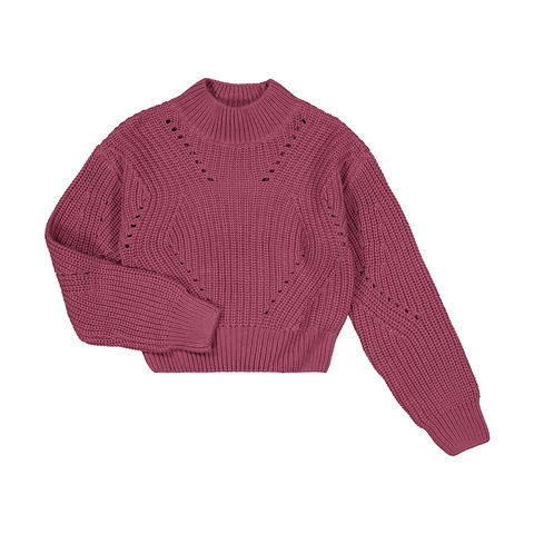 ribbed knit sweater
