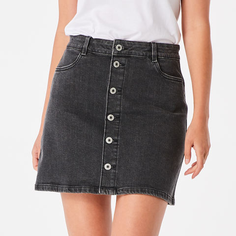 kmart button front skirt