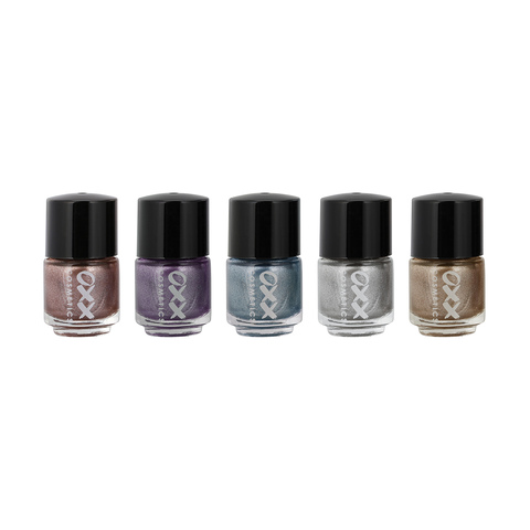 OXX 5 Pack Nail Polish Set - Metallic | Kmart
