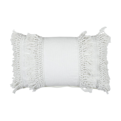 Fringe Cushion - Creme | Kmart