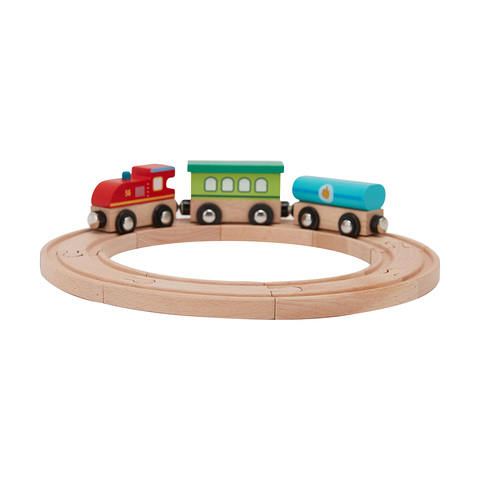 baby wooden train set