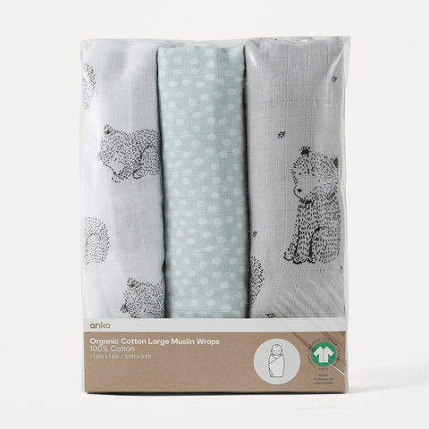 muslin wraps big w
