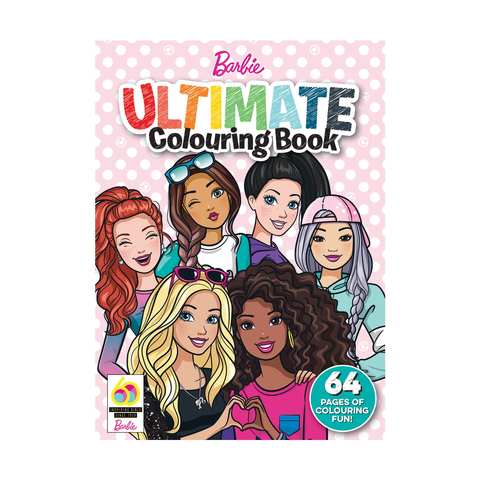 Barbie Ultimate Colouring Book Kmart - kmart roblox book