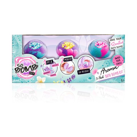 3 Pack So Bomb - Aroma Bath Bomb Kit | Kmart
