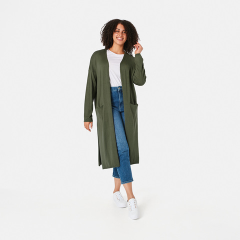 long split cardigan