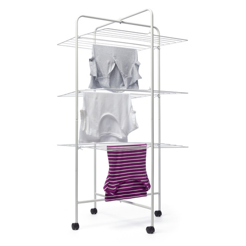 3 Tier Mobile Clothes Airer