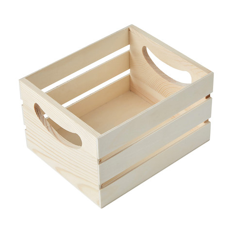 Wooden Crate Kmart, Wood Storage Box