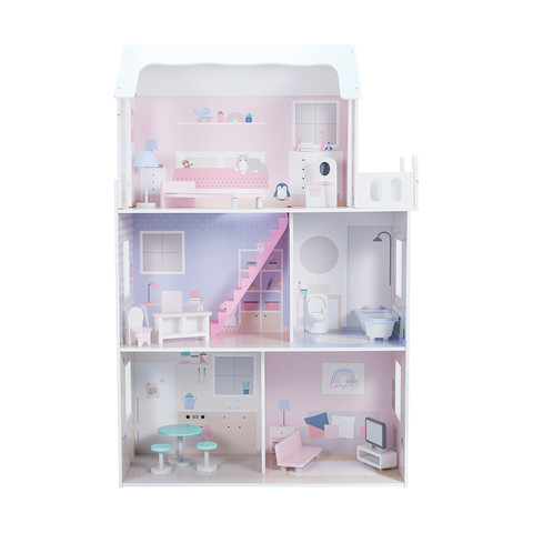 wooden dolls house big w