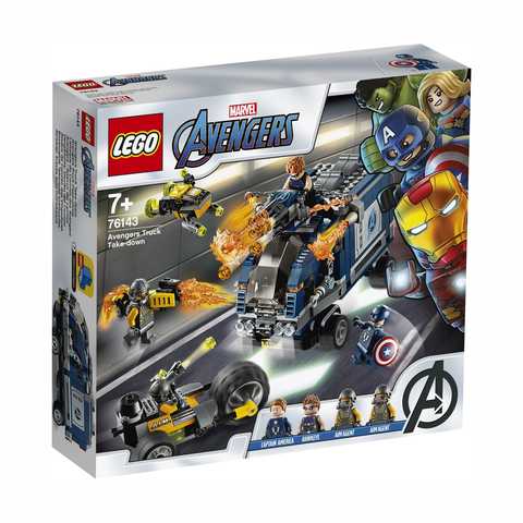 Lego Marvel Avengers Movie 4 Avengers Truck Take Down 76143 Kmart - hawkeye the first before the first the roblox marvel