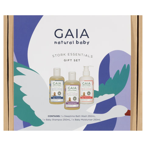 Gaia Natural Baby Stork Essentials Gift Set Kmart - changing my roblox face forever gaiia