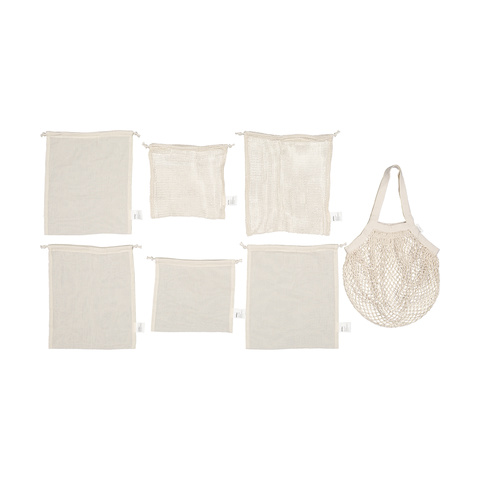 7 Reusable Cotton Bags | Kmart
