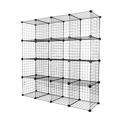 16 Metal Cube Unit Kmart, Kmart Storage Box Shelves
