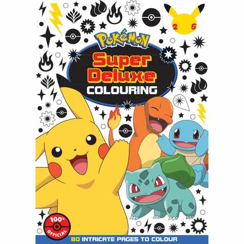 Download Pokemon Super Deluxe Colouring Book Kmart