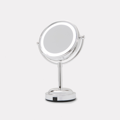 Round Led Mirror Kmart, Magnifying Mirror With Light Kmart